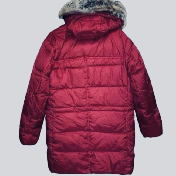 LANDSEND Rusk Down Winter Parka Men’s Small or Women’s Tall Medium Warmest Coat - Picture 3 of 4